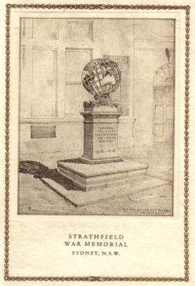 Strathfield War Memorial Opening Invitation (1925)