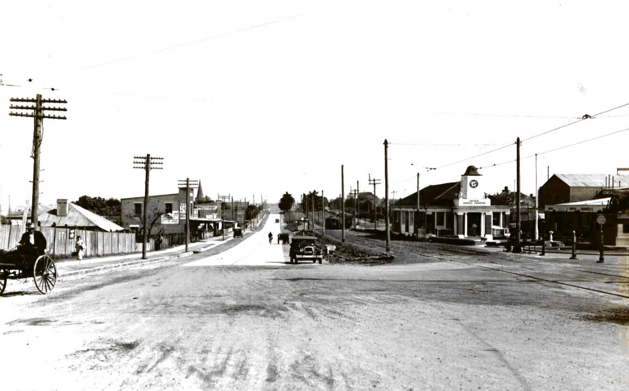 The Broadway (Enfield NSW) facing south